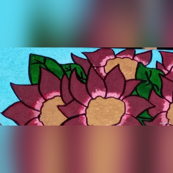 Elephant mixed media painting - Picture 3 of 5